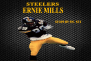 STEELERS GREAT ERNIE MILLS STOPS BY SNL STUDIO