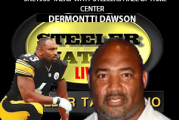 HALL OF FAMER STEELER CENTER DERMONTTI DAWSON STOPS BY SNL1933 STUDIOS