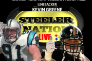 STEELERS HALL OF FAME LINEBACKER KEVIN GREENE STOPS BY @SNL1933 STUDIO